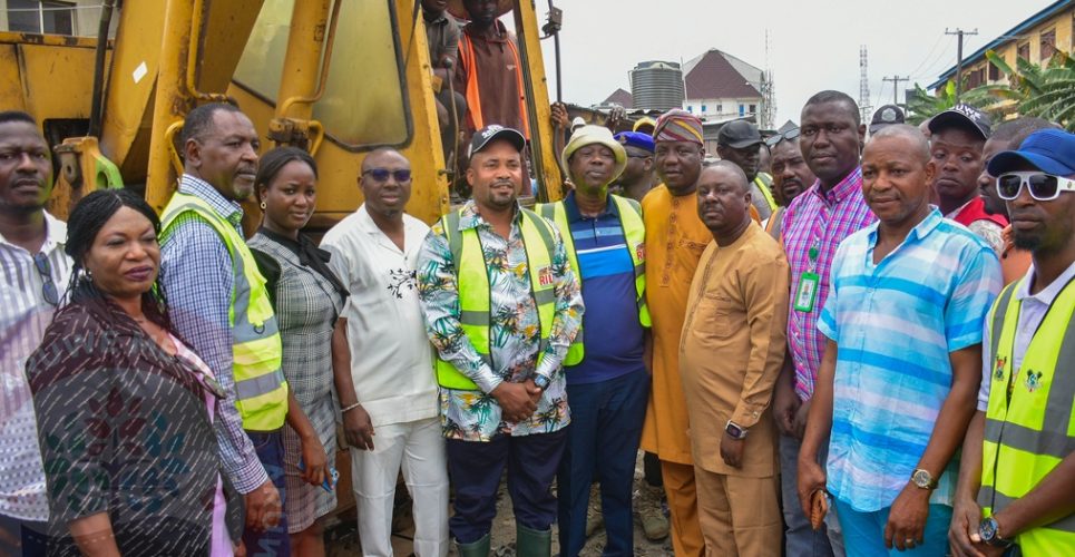 Mushin road rehabilitation, local government infrastructure, Lagos urban renewal.